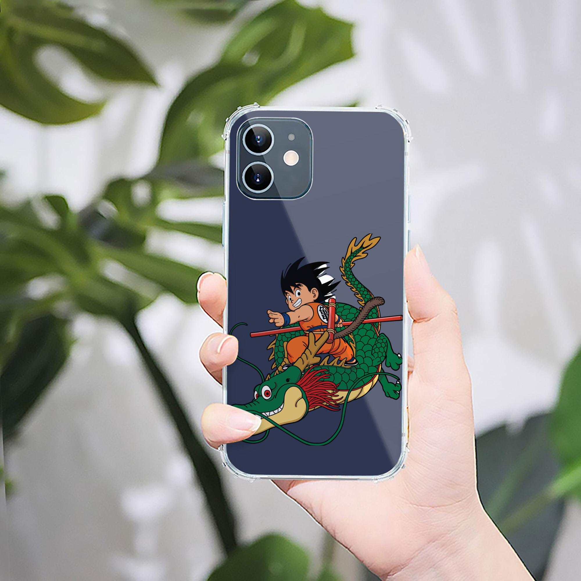（画像用） ドラゴンボール 孫悟空（そん ごくう）Son Goku カカロット DRAGON BALL Kakarotto 【iPhone 12シリーズ対応】透明スマホケース（クリアソフトケース）